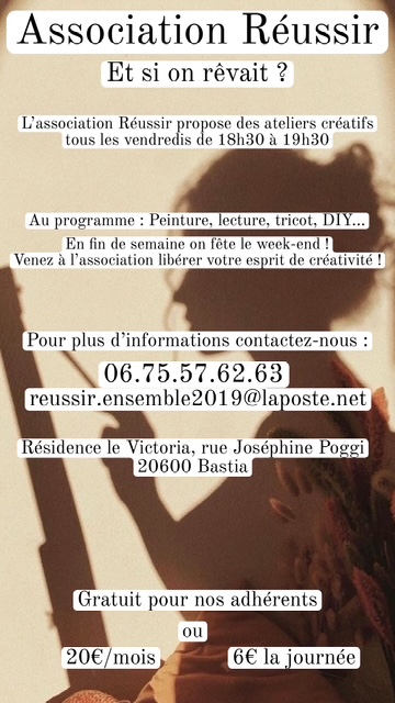 Ateliers créatifs adultes